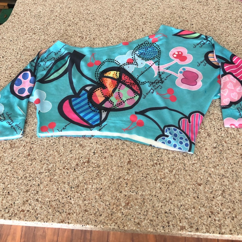 Crop Top Off The Shoulder Cover Up
